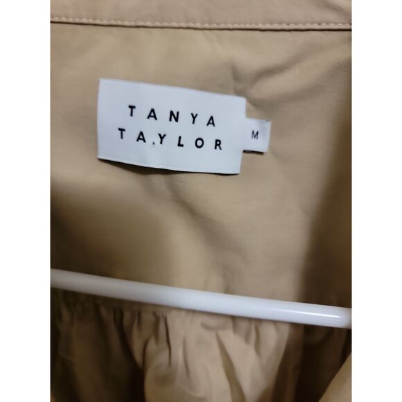 Tanya Taylor Brown Long Sleeves Collared Shirt Dress Medium - Picture 6 of 6